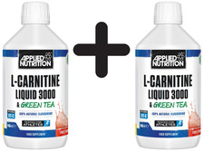 2 x Applied Nutrition L-Carnitine Liquid 3000 & Green Tea, Fruit (43,42 EUR/L)