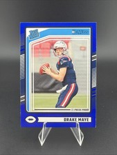 2024 Panini Donruss - Rated Rookie Drake Maye #379 Blue Press Proof (RC)