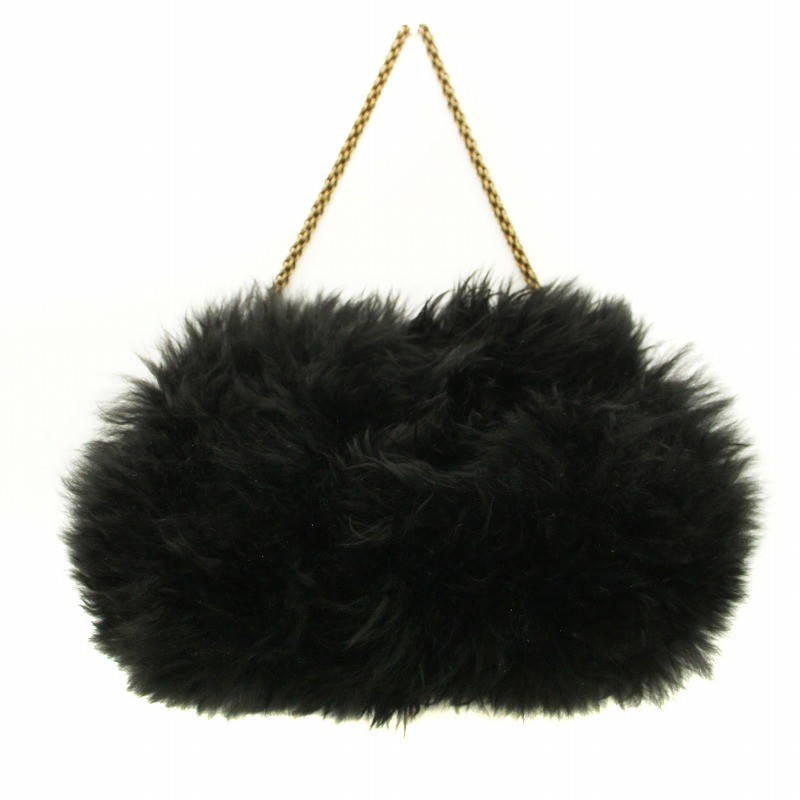 Sonia Rykiel Shoulder Bag Chain Fur Black /Mm Women'S | eBay Sonia Rykiel Shoulder Bag Chain Fur Black /Mm Women'S | eBay