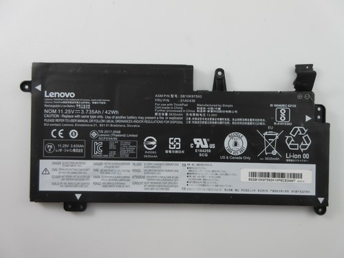 Akku LENOVO THINKPAD 13 GEN 2 SB10K97593 42Wh 11.25V Original