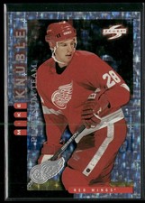 1997-98 Score Detroit Red Wings Mike Knuble Platinum Team #20 Detroit Red Wings