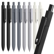 Pens,0.5 mm Fine Point Pen Smooth Writing,8 pcs Black Pens for Office Teacher...