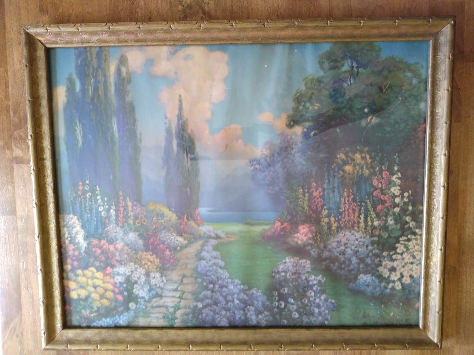 R. Atkinson Fox Framed Print English Garden