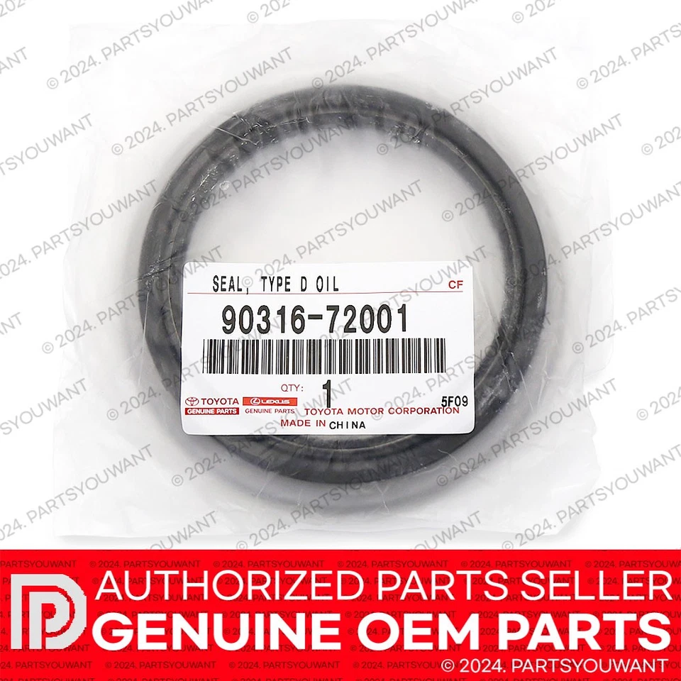 ПОДЛИННЫЙ Toyota Lexus OEM передняя ось ступица / колесо костяшки масло уплотнение 90316-72001 новый - Изображение 2 из 4