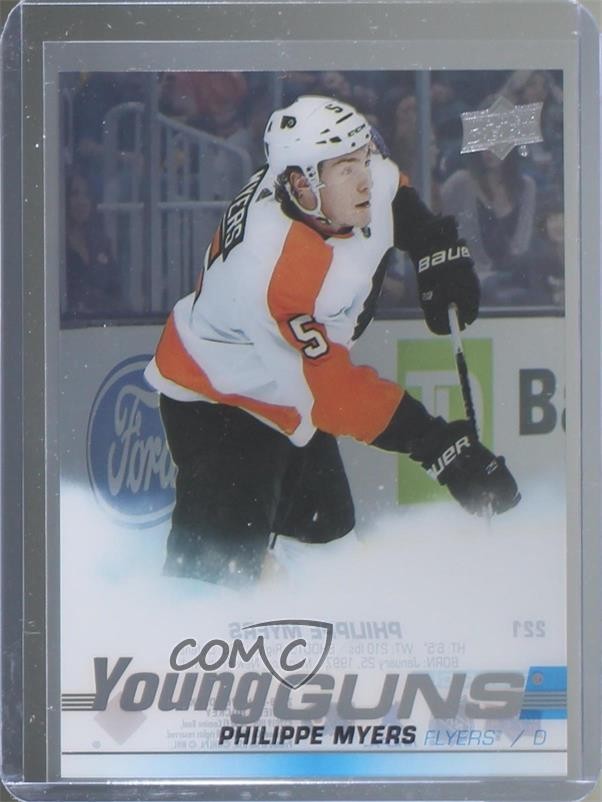2019-20 Upper Deck Young Guns Clear Cut Philippe Myers #221 00so