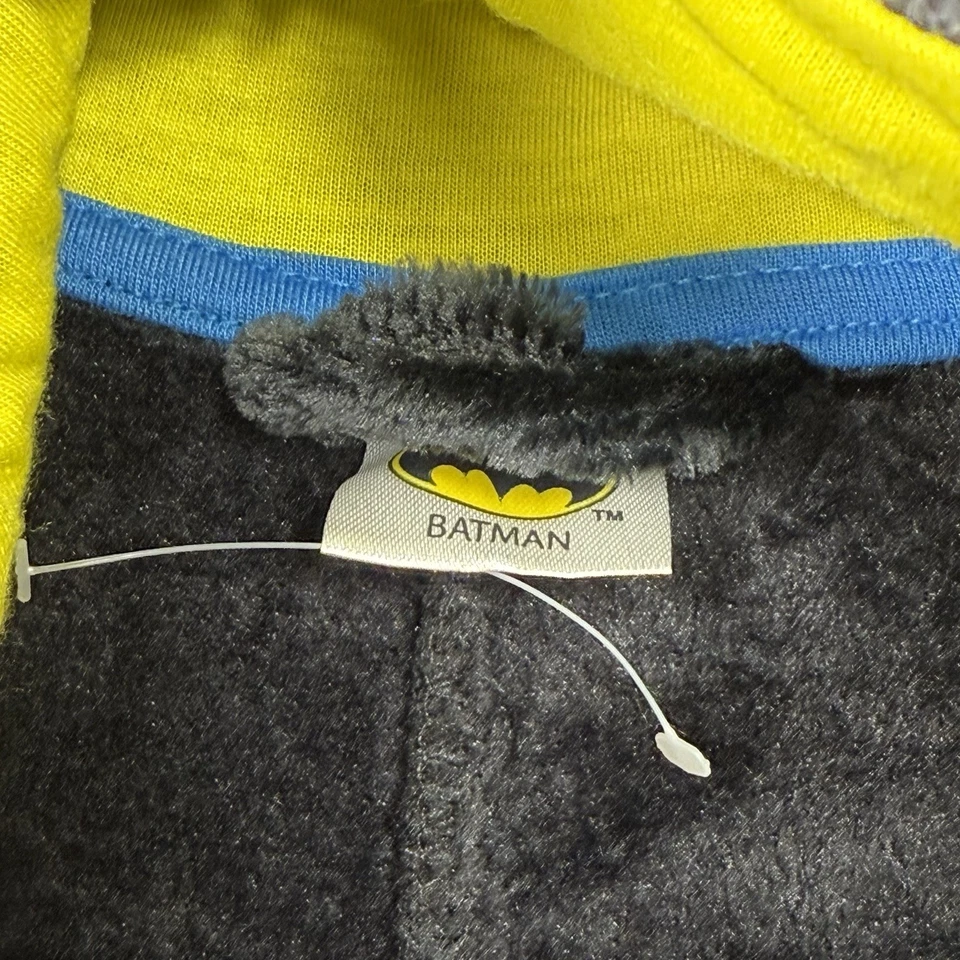 Pijama o disfraz unisex Batman de una pieza polar con orejas con capucha DC Comics pequeño Foto 3 de 3