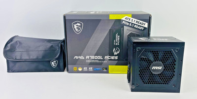MSI MAG A750GL PCIE5 Compact Gaming 750W Power Supply 80+Gold ATX 3.1 & PCIe 5.1