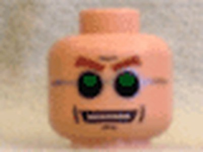 LEGO Minifigure, Head Glasses, Green and Si-3626pb0201-Farbauswahl-color choice