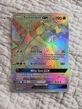Pokemon TCG | Turtonator Gx 148/145 Guardians Rising Secret Rainbow Rare on eBay