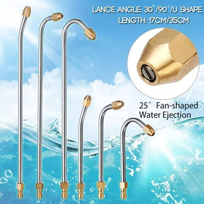 #ad High Pressure U Shape Car Washer Extension Spray Wand for Cleaner Nozzle AU $19.81