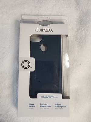 T-Mobile REVVL 4+ Sleek Profile Impact Protection Shock Absorption Blue Quikcell