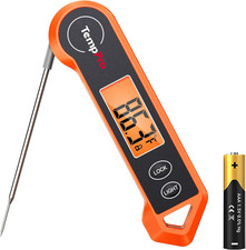 Temppro TP19H 1 Sec Digital Meat Thermometer for Cooking Instant Read Food