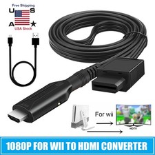 Wii to HDMI Adapter Converter Cable 1080P HD TV Video Audio Adapter For Nintendo