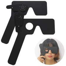 Ophthalmic Eye Occluder 2 Pack Black Eye Exam Tool Optometrist