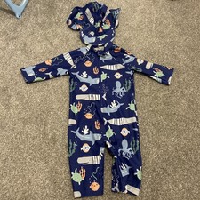 Baby Badeanzug und Mütze 12-18 Monate