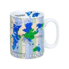 Könitz Becher - Zeitzonen - Wissensbecher - Tasse - NEU