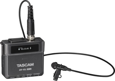 B-WARE Tascam DR-10L Pro Linearer PCM-Recorder Lavaliermikrofon Bluetooth Mic