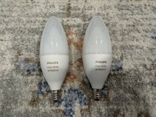 2 Philips Hue White Ambiance E12 LED Candle C...