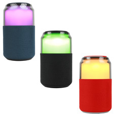 Supersonic SodaBoom Portable Bluetooth Speaker with TWS Function and LED Lights