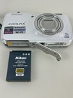 Nikon Coolpix S800c 16.0Mp Digital Camera White w/Battery Usb Cable
