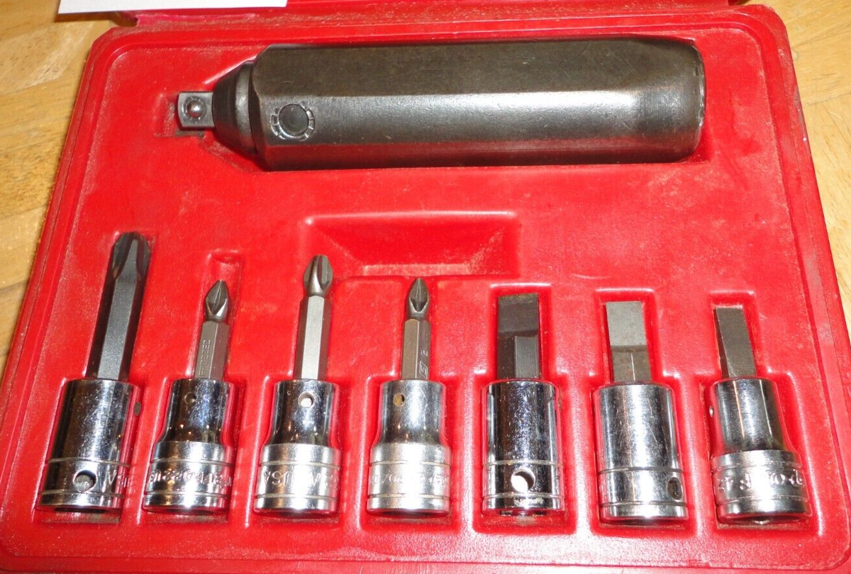 【Snap-on】ショックドライバーセット 3/8 208PIT SNAP-ON TOOLS 8 PIECE 3/8 DRIVE IMPACT DRIVER SET 208EPIT | eBay