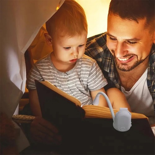 Rechargeable Book Light Reading Lights for Books in Bed Led Book Night Lamp 3 Co - Afbeelding 8 van 19