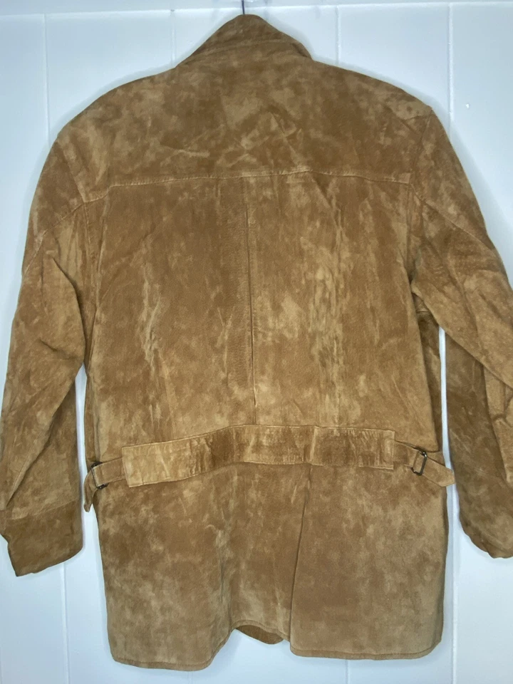 Norm Thompson Large 100% Genuine Leather Men's Coat~Lightly Used - Image 4 of 4