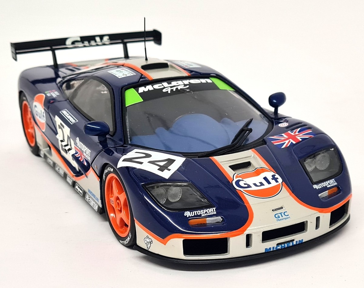 UT Models 1/18 McLaren F1 GTR 4th Le Mans 1995 Gulf #24 Diecast