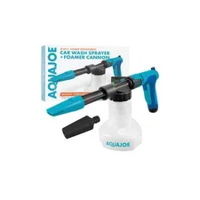 Aqua Joe AJ-SPXN 2-in-1 Hose-Powered Adjustable Foam Cannon Spray Gun Blaster
