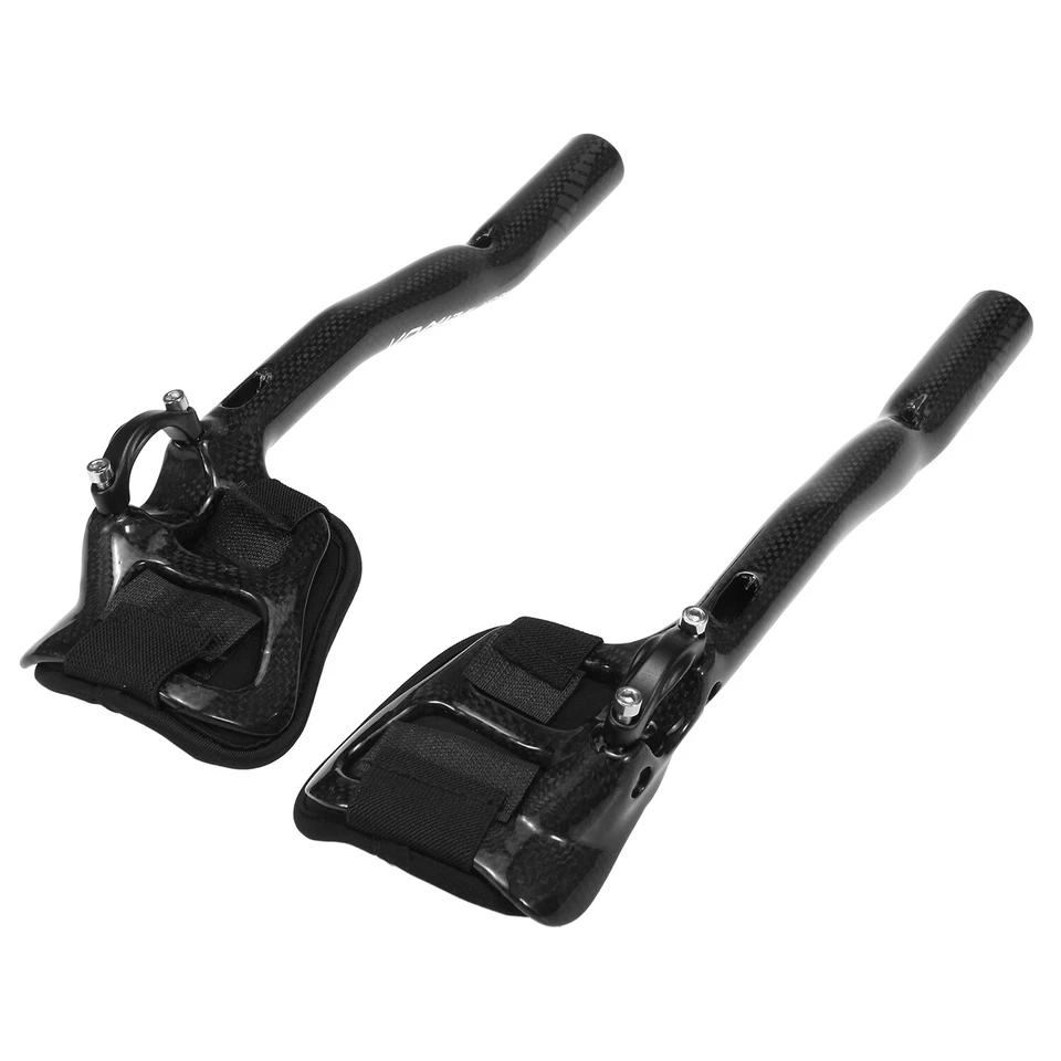 Guidão de carbono 31,8 mm ciclismo barras aerodinâmicas descanso guidão S7D1 - Imagem 4 de 4