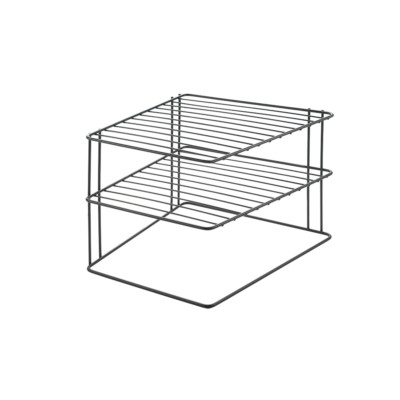 METALTEX 361302000 Palio Lava Eckschrankeinsatz 2-Etg. 25 x 25 x 19 cm TouchT...