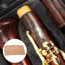Saxophone Joint Neck Cork Sheet 5.91 x 3.9 x 0.05inch for Music Lover Set of 2