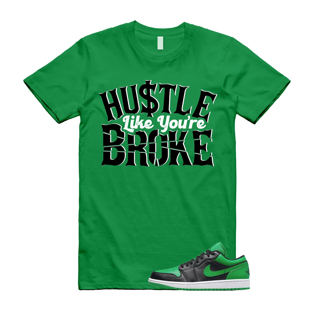 black and green jordan shirt