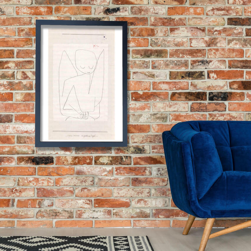 Vergesslicher Klee Paul Wall Engel Print Poster Art