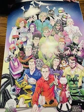 LARGE Mystery Science Theater 3000 Kickstarter Reward Posters MST3K SET OF TWO