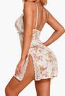 Sexy Side High Cut Babydoll Lingerie Womens Lace Trim Sleep Dress Chemises Gowns — photo 6