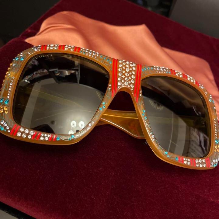 GUCCI glitter sunglasses hollywood forever collection Accessories