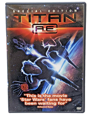 Titan A.E. Special Edition DVD 2000 20th Century Fox Animated Film Widescreen