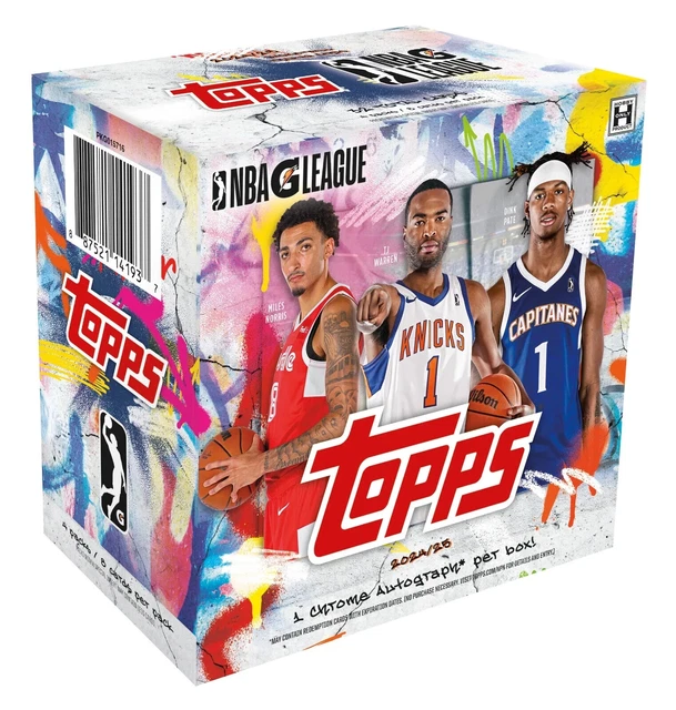 2024/25 TOPPS NBA G LEAGUE Basketball Box- Rip + Ship