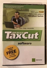 2005 H&R Block Tax Cut Software BRAND NEW FACTORY SEALED