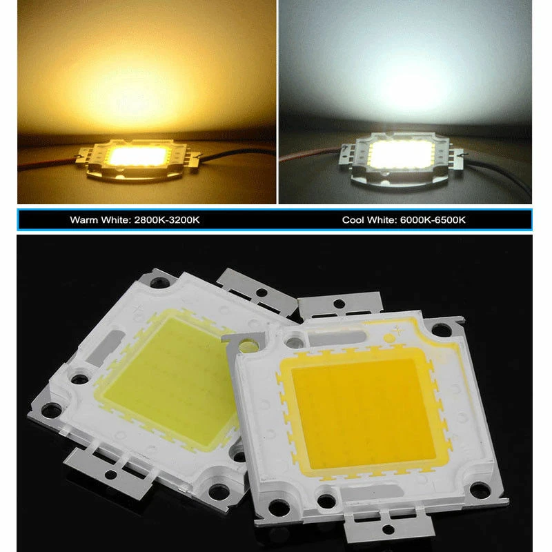 LED COB Chip 10W 20W 30W 50W 70W 100W Cool/Warm White 12V-36V for Floodlight NEW - Image 3 of 4
