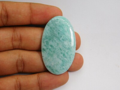 Excellent 100% Natural Green Amazonite Cabochon Loose Gemstone 55 Cts. ME-4563