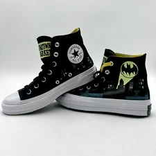 New Converse All Star Batman Shoes Size Mens 5 Women’s 7 Hi tops