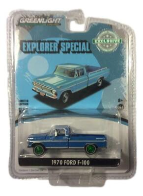 Greenlight Green Machine 1970 Ford F-100 very rare VHTF blue