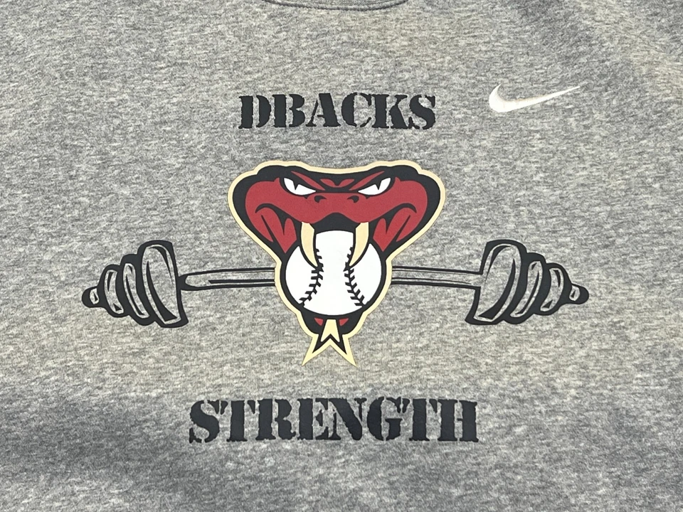 Arizona Diamondbacks Strength Team Issued Sweatshirt - Nike - Small - D'Backs - Image 2 of 3
