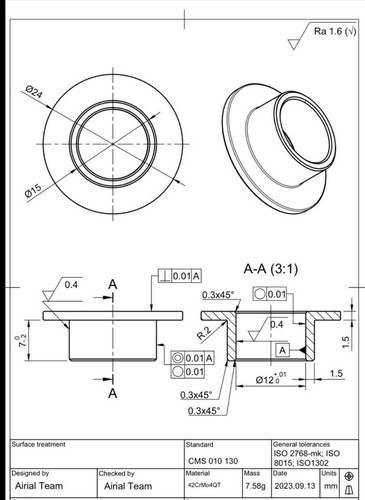 Custom Parts / Spacer / Bush /Sleeve /top hat Message / Contact For Cost LOOK 👍 - Picture 2 of 22