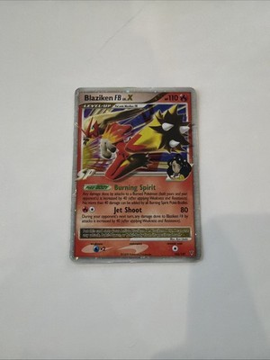 Pokemon Blaziken FB LV.X Holo Ultra Rare Card 142/147 Supreme