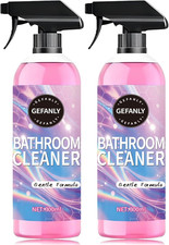 Gefanly Bathroom Cleaner, 10 Fl Oz Gefanly Powerful Pink Bathroom Cleaner Spray,