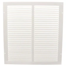 Hart & Cooley 43329 14x14 White Return Air Grille 672 Series
