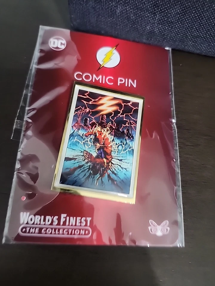 DC коллекционные предметы FLASH Flashpoint металлический значок Адам Куберт искусства culurefly Pin - Изображение 2 из 4
